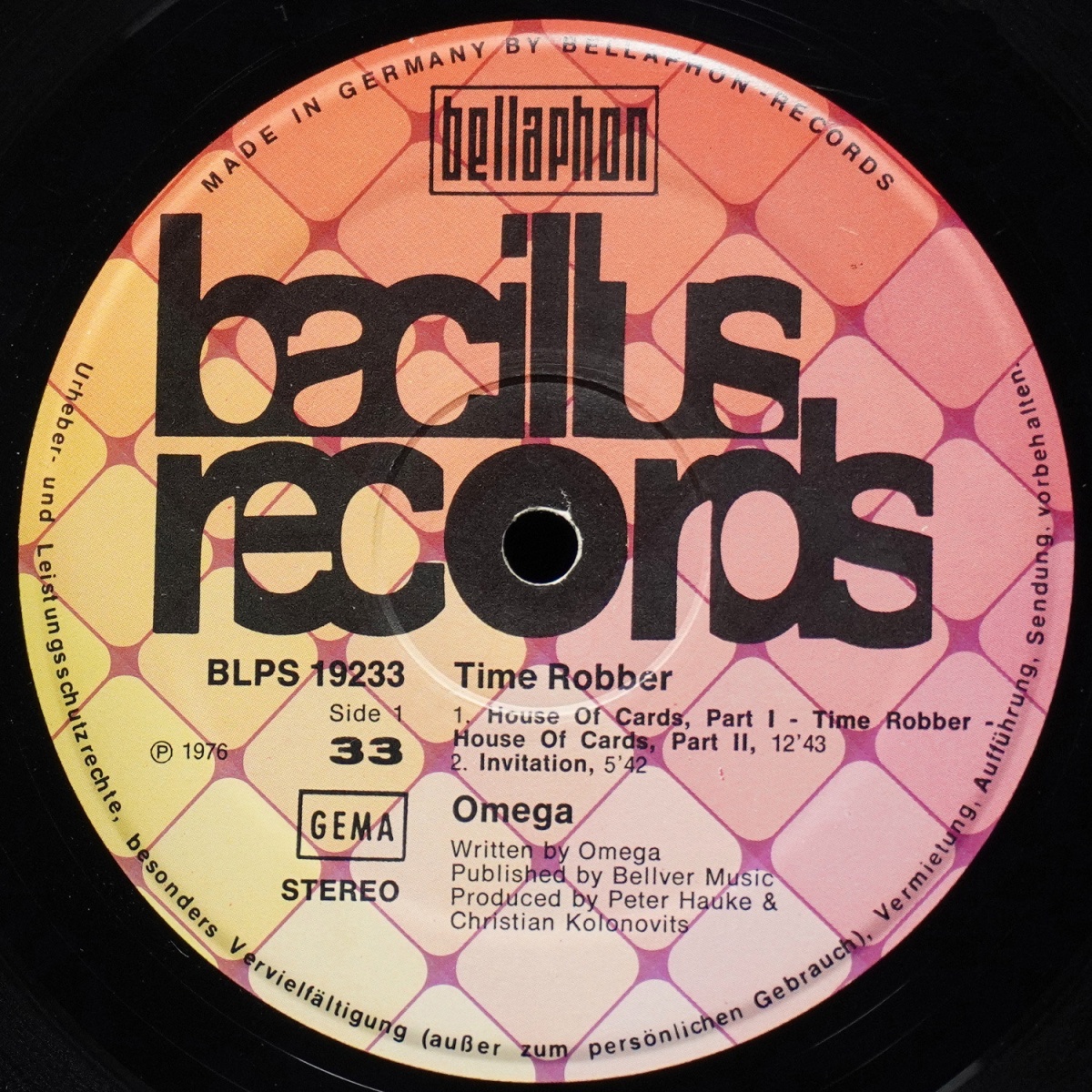 LP Omega — Time Robber фото 3