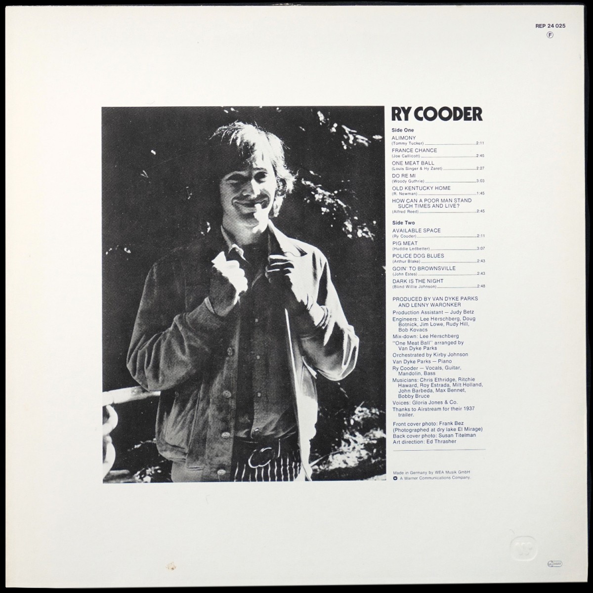 LP Ry Cooder — Ry Cooder фото 2