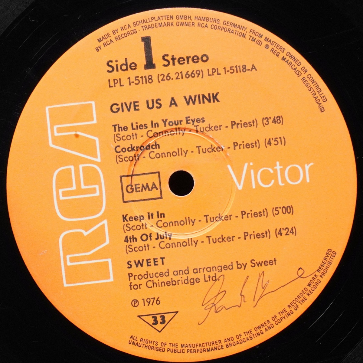 LP Sweet — Give Us A Wink! фото 2