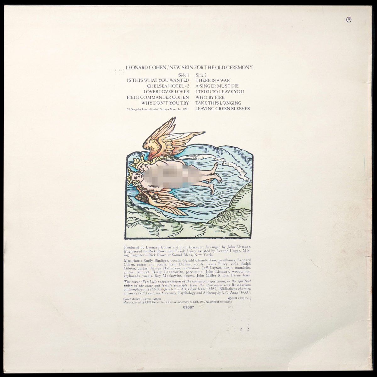 LP Leonard Cohen — New Skin For The Old Ceremony фото 2