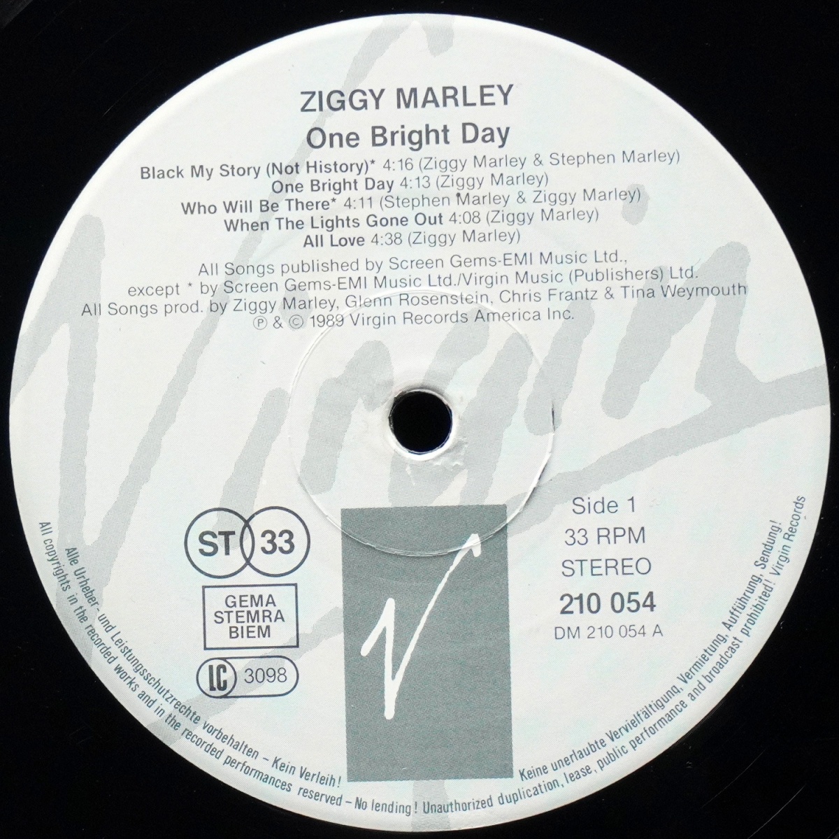LP Ziggy Marley — One Bright Day фото 2