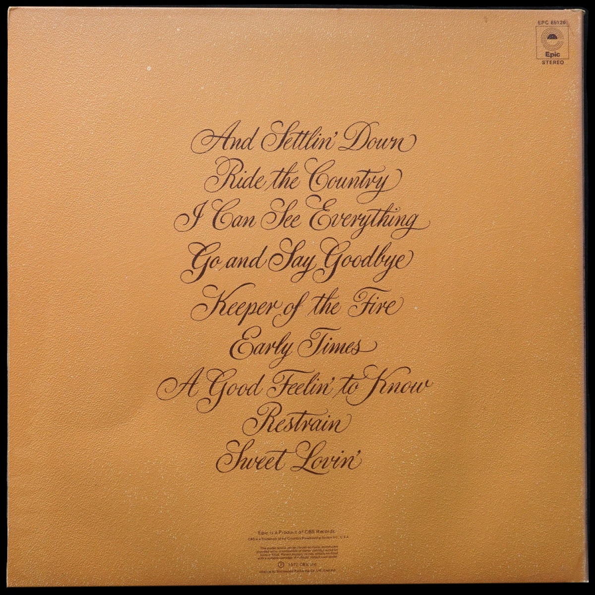 LP Poco — A Good Feelin' To Know (+ буклет) фото 3