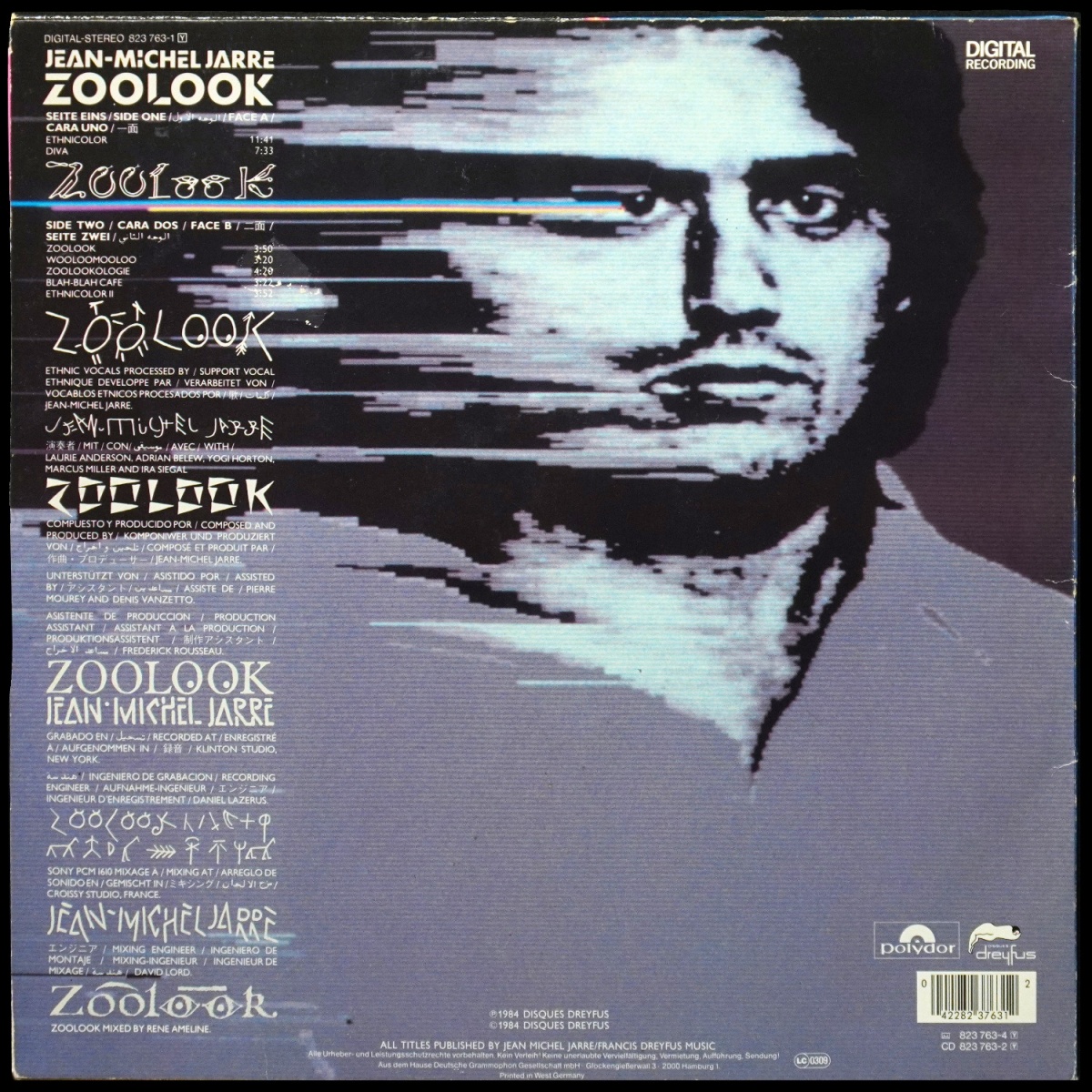 LP Jean Michel Jarre — Zoolook фото 2