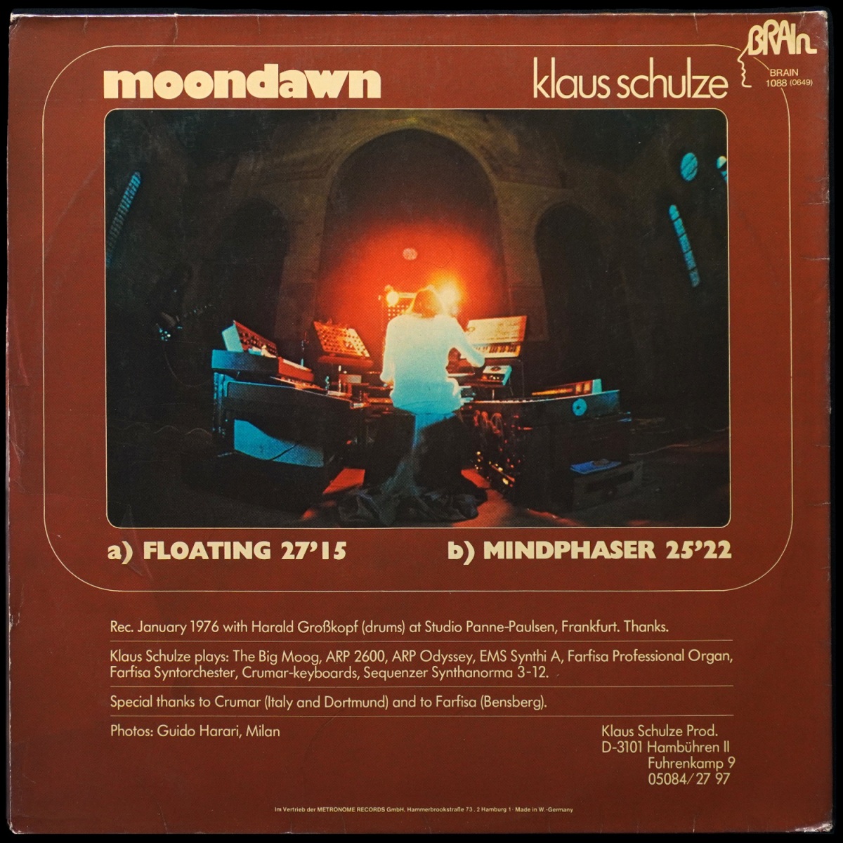 LP Klaus Schulze — Moondawn фото 2