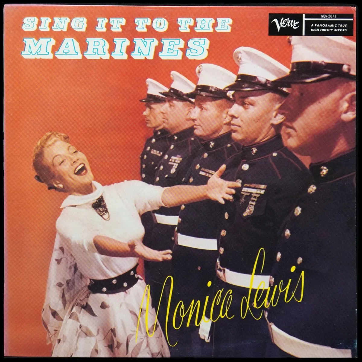 LP Monica Lewis — Sing It To The Marines (моно) фото