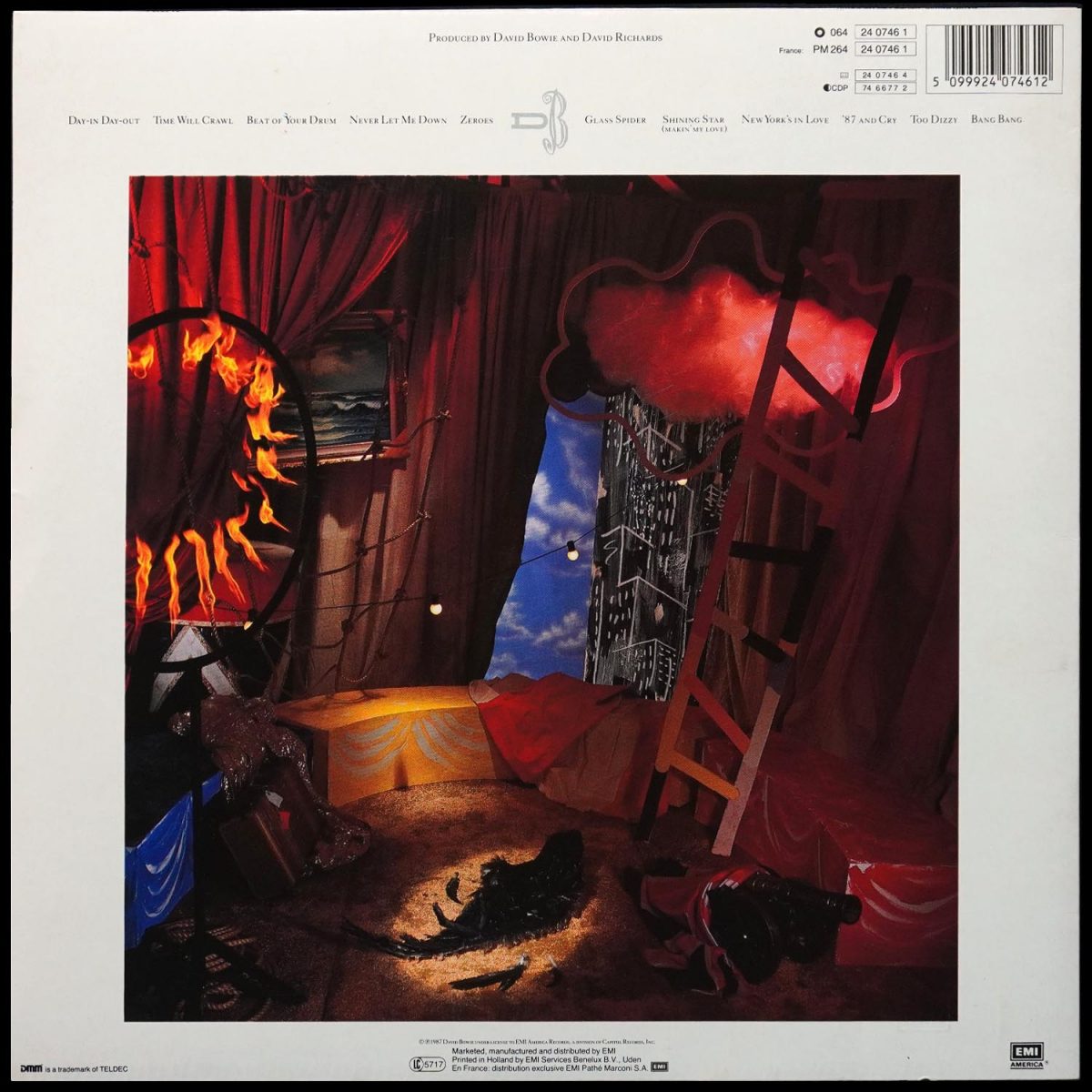 LP David Bowie — Never Let Me Down фото 2