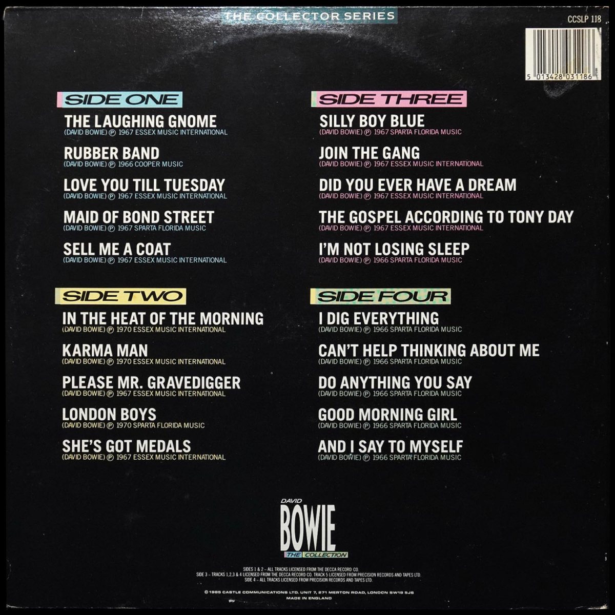 LP David Bowie — Collection (2LP) фото 2