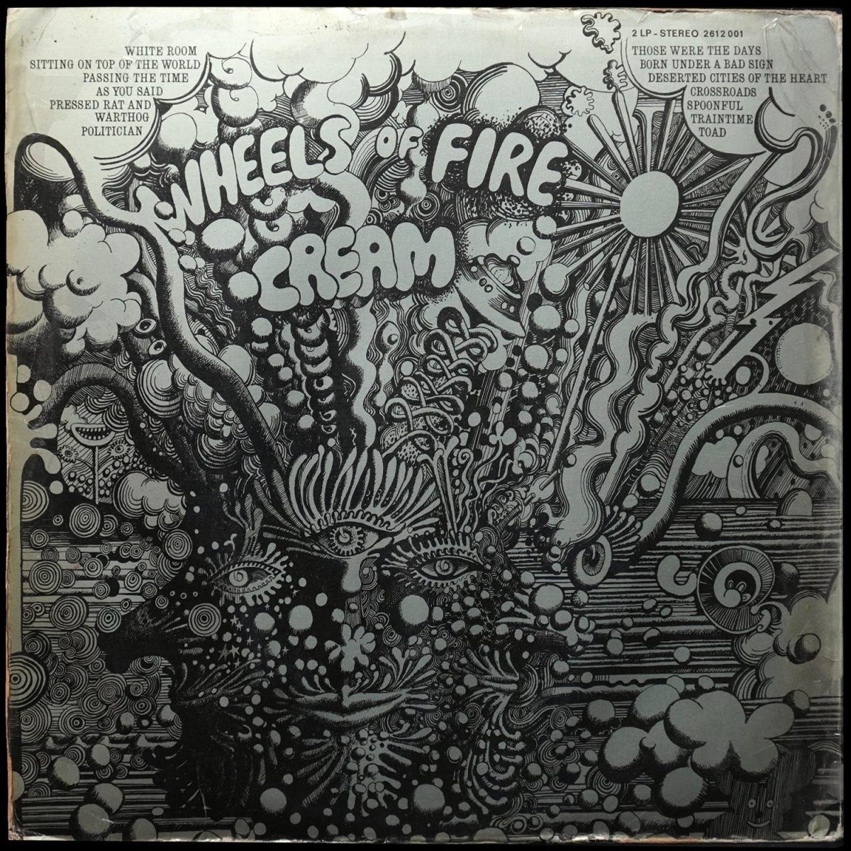 LP Cream — Wheels Of Fire (2LP) фото 3