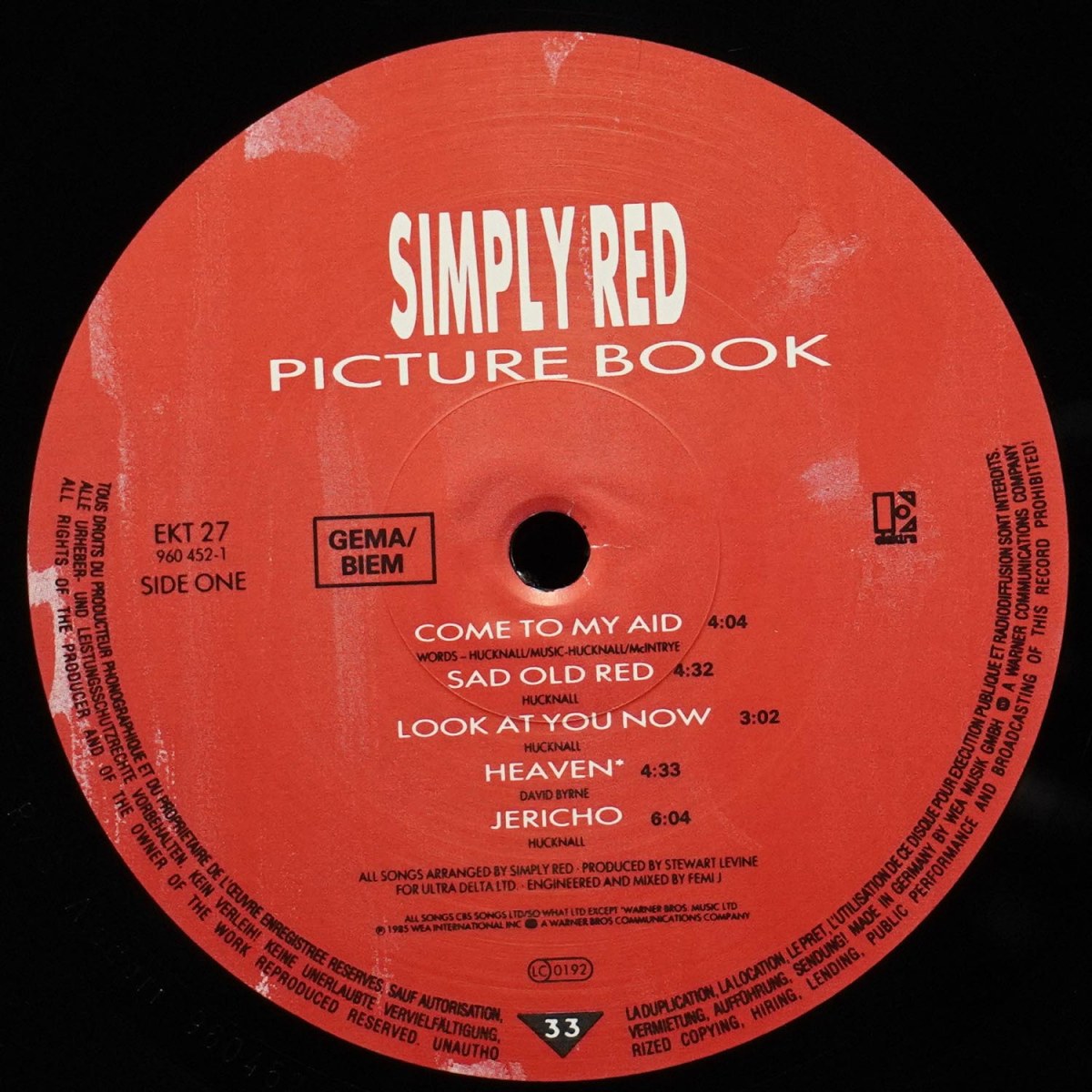 LP Simply Red — Picture Book фото 3