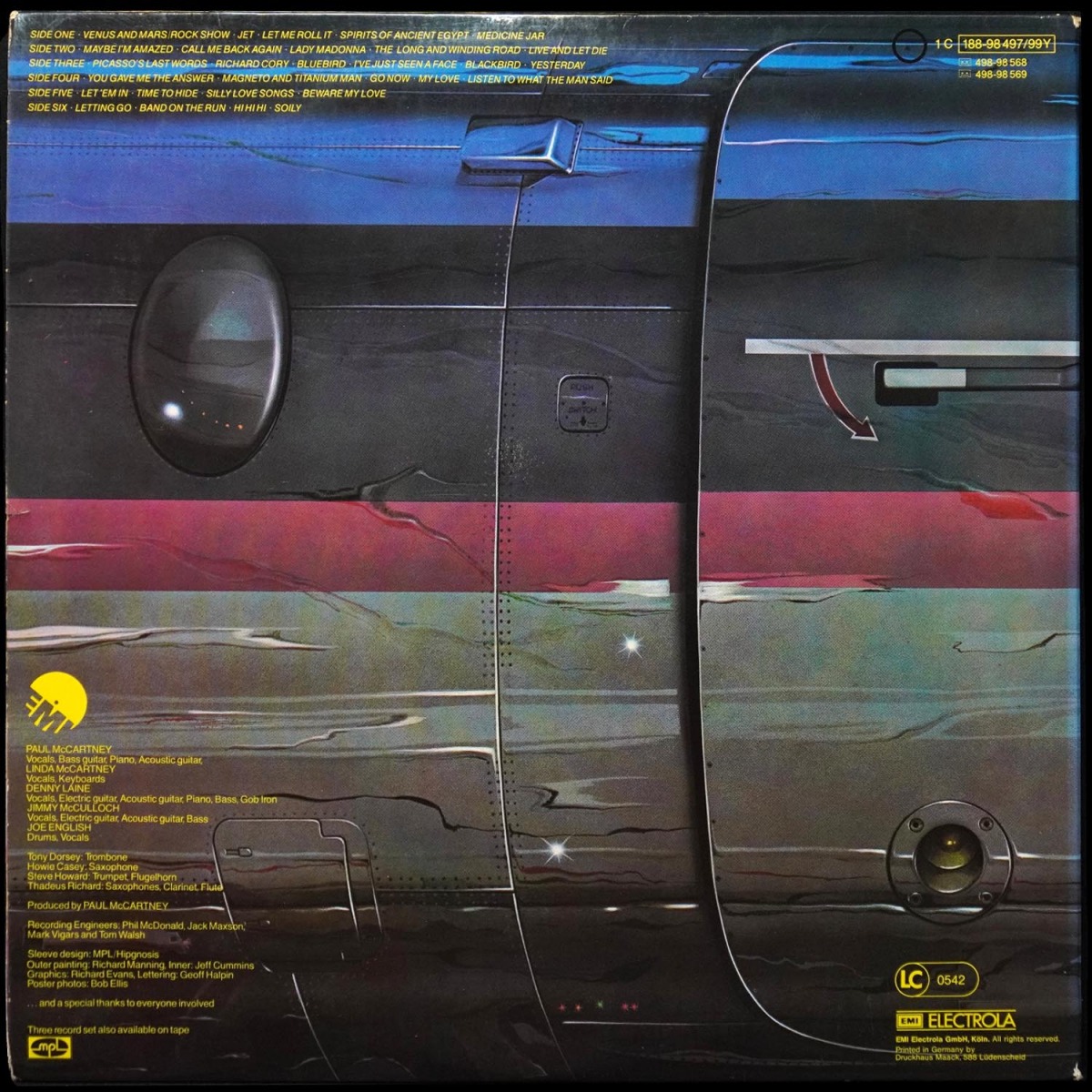 LP Wings — Wings Over America (3LP) фото 2