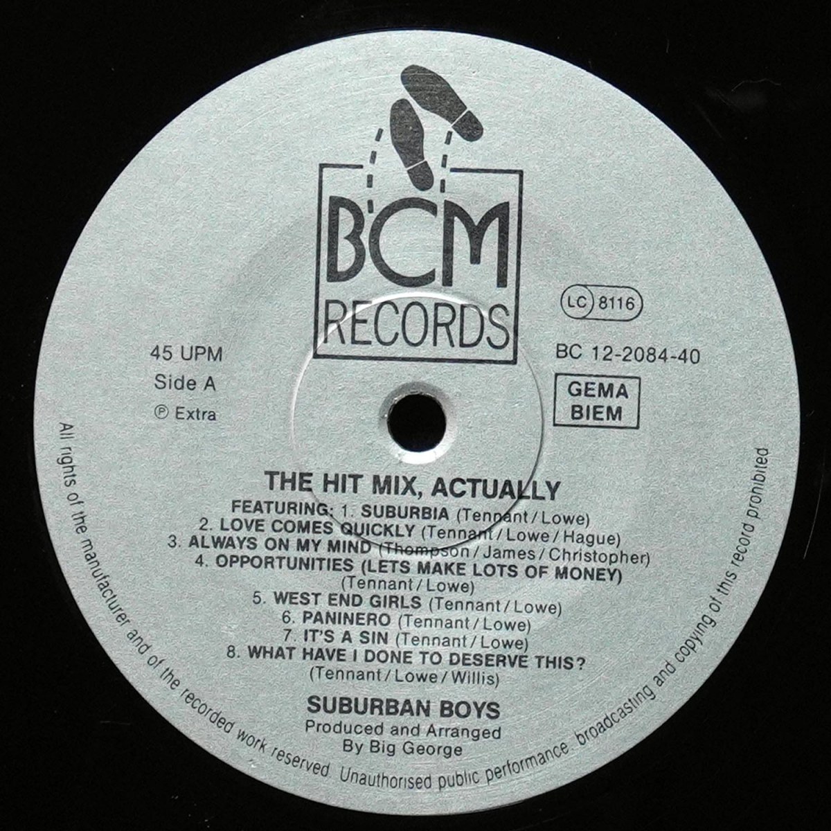 LP Suburban Boys — Hit Mix, Actually фото 2