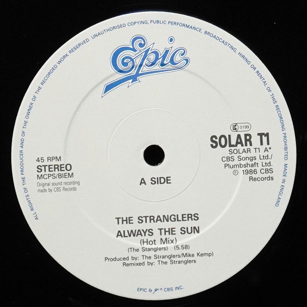 LP Stranglers — Always The Sun (Hot Mix) (макси сингл) фото 2