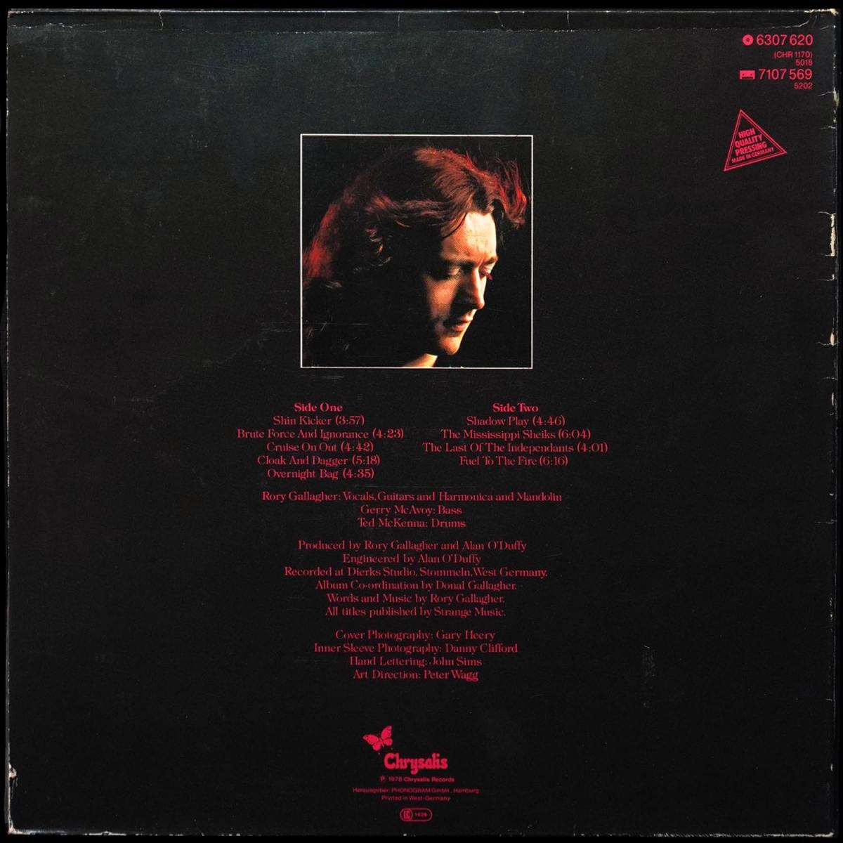 LP Rory Gallagher — Photo-Finish фото 2