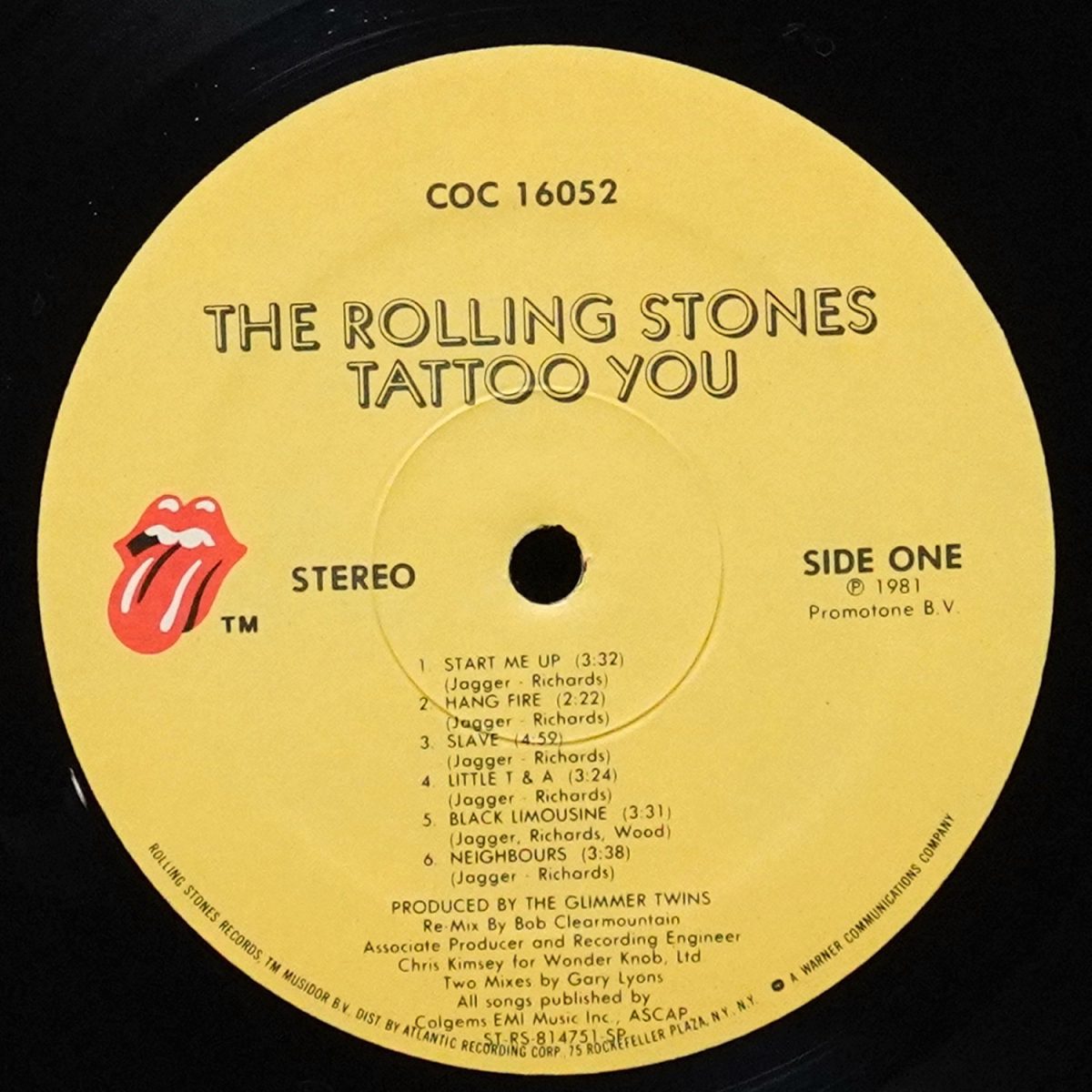 LP Rolling Stones — Tattoo You фото 3