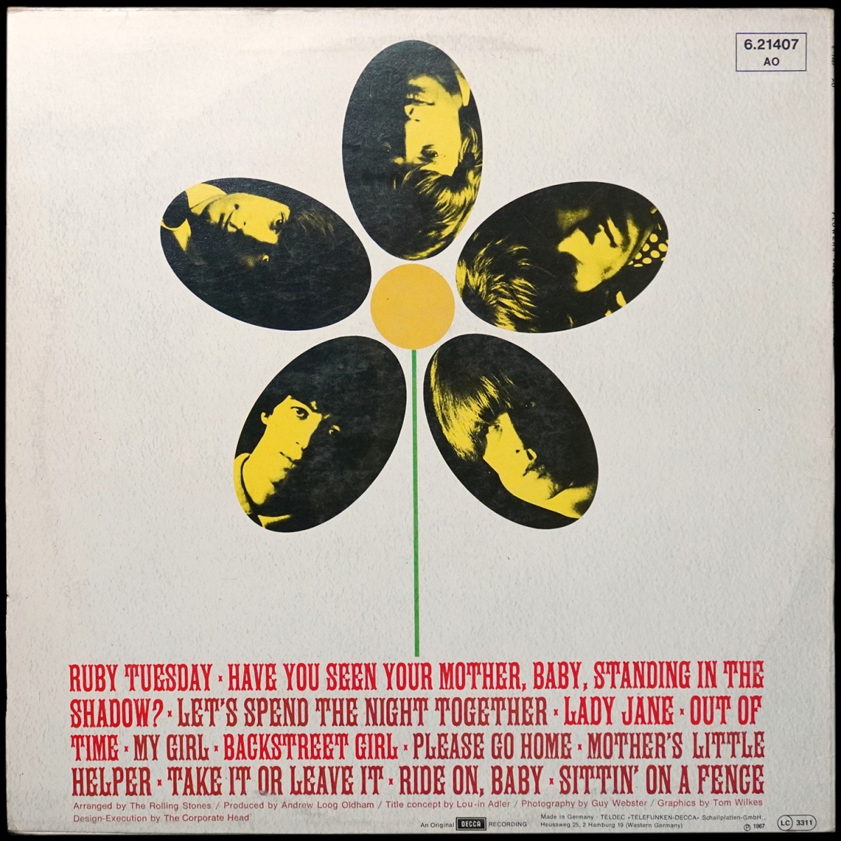 LP Rolling Stones — Flowers фото 2