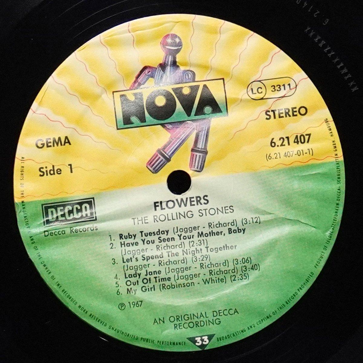 LP Rolling Stones — Flowers фото 3