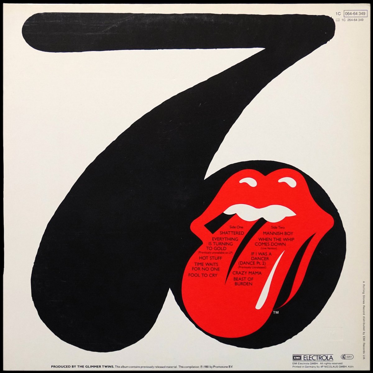 LP Rolling Stones — Sucking In The Seventies фото 2