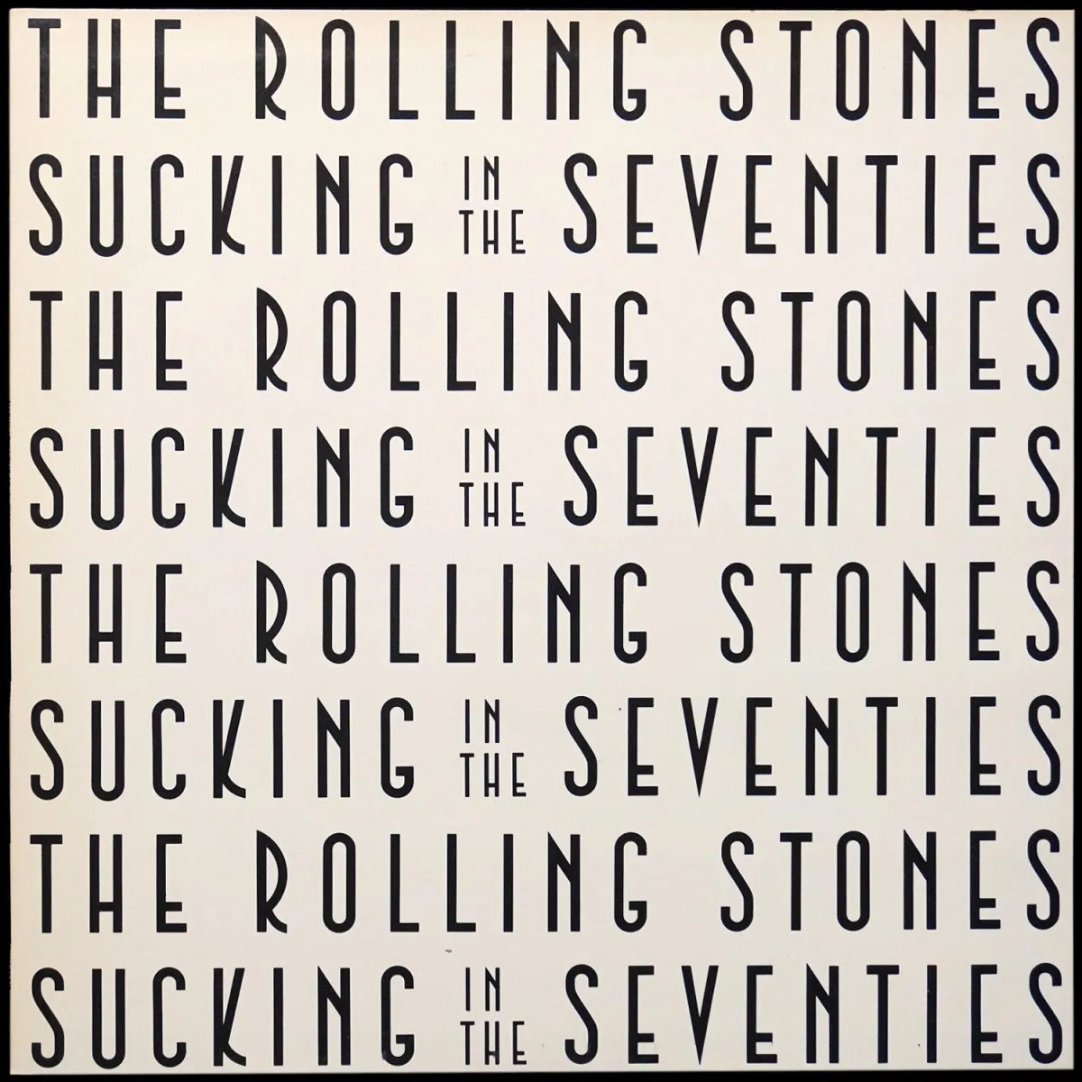 LP Rolling Stones — Sucking In The Seventies фото