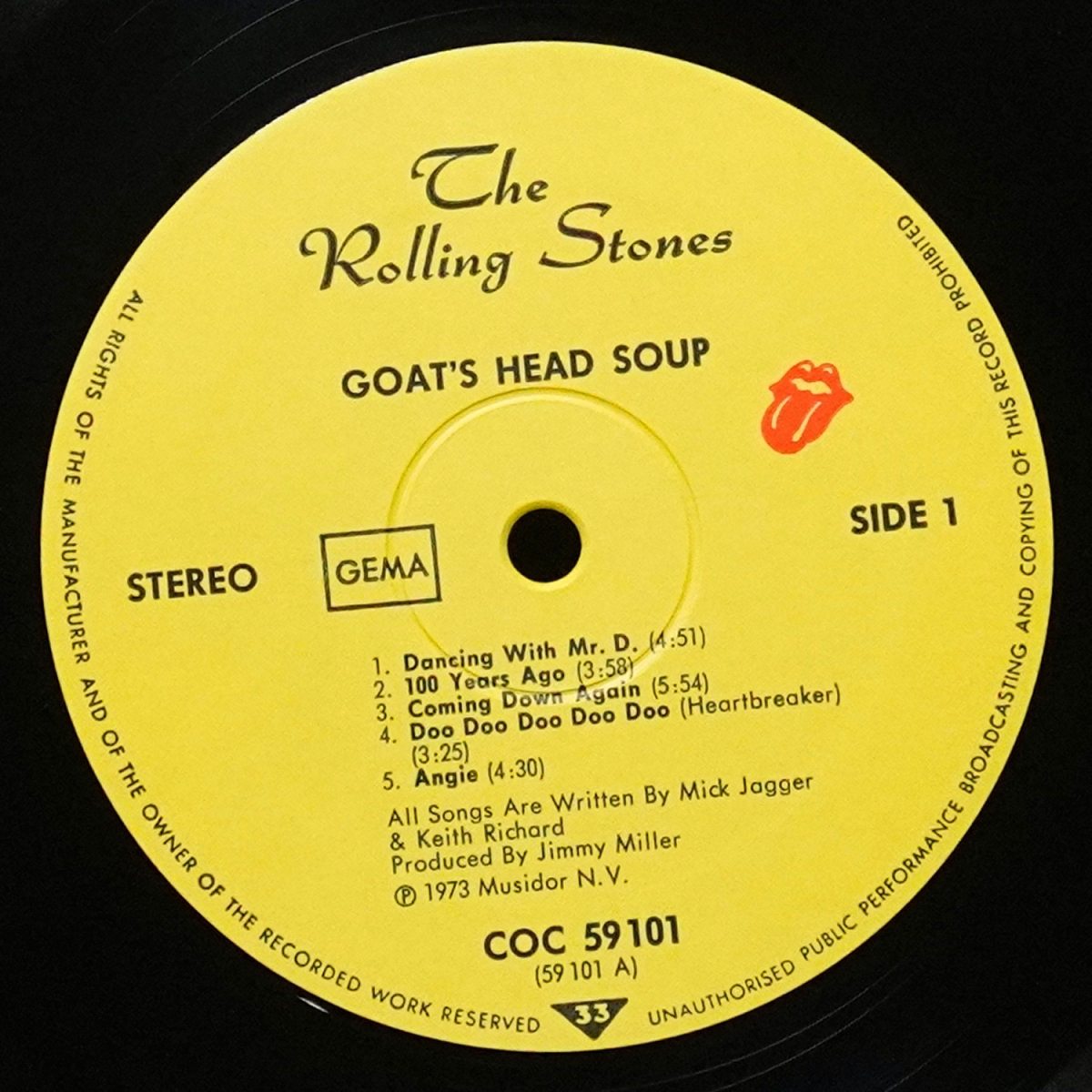 LP Rolling Stones — Goat's Head Soup фото 3