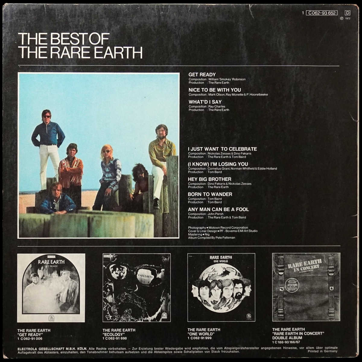 LP Rare Earth — Best Of The Rare Earth фото 2