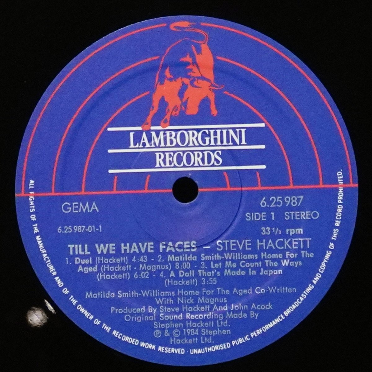 LP Steve Hackett — Till We Have Faces фото 3