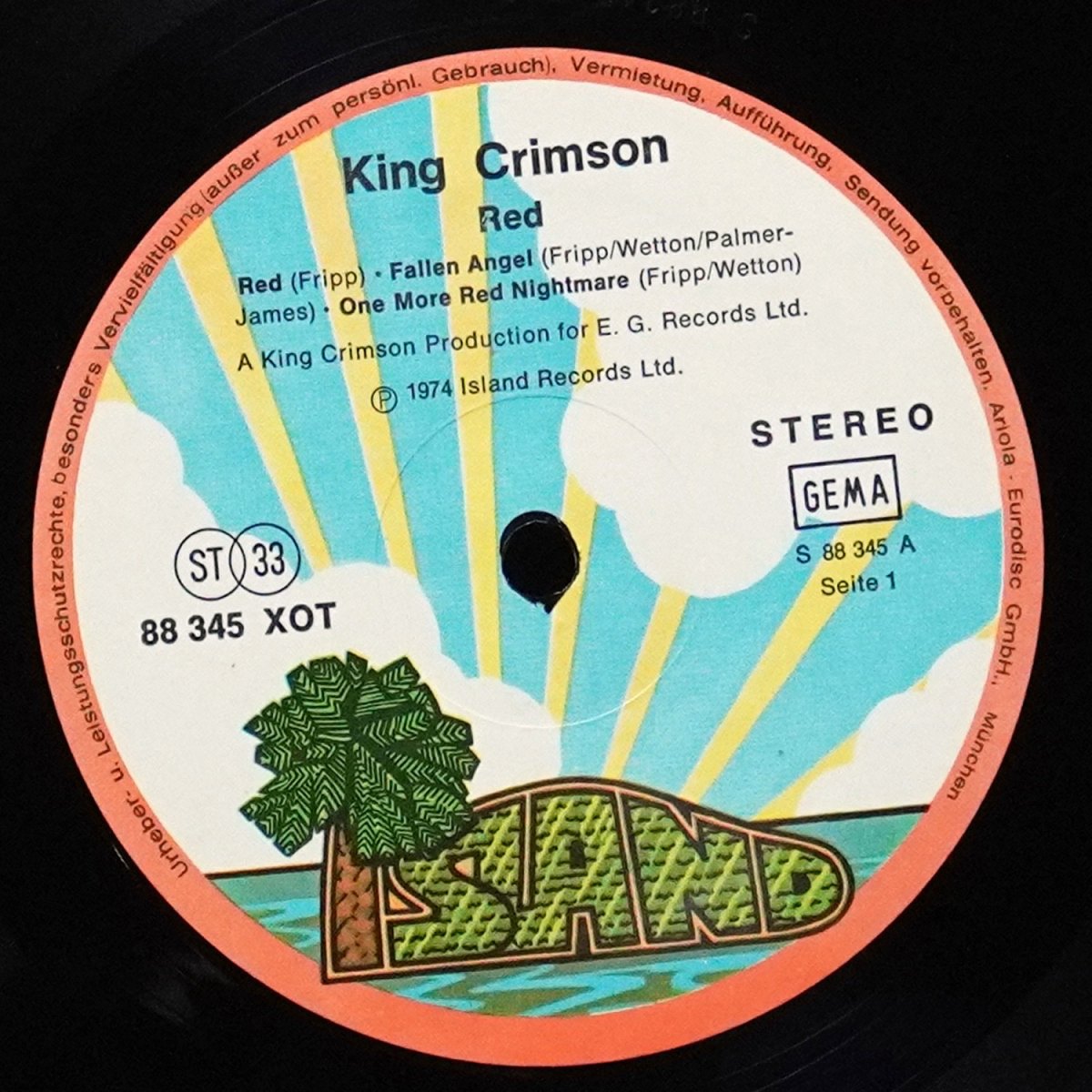 LP King Crimson — Red фото 3