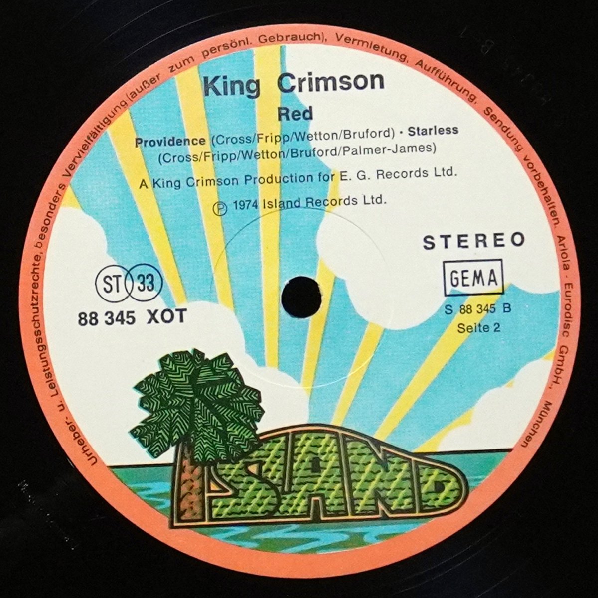 LP King Crimson — Red фото 4