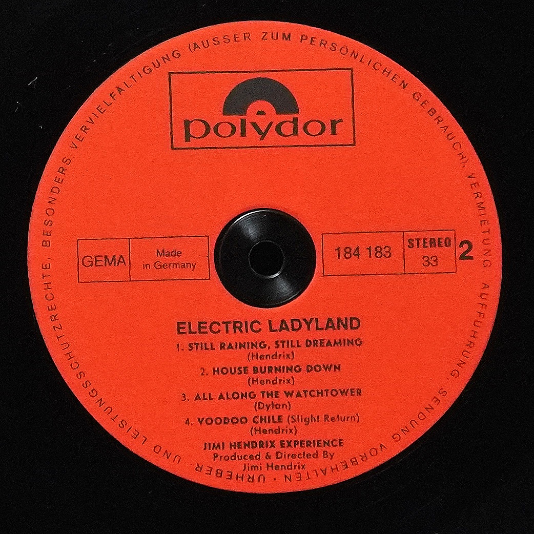 LP Jimi Hendrix Experience — Electric Ladyland (2LP) фото 5