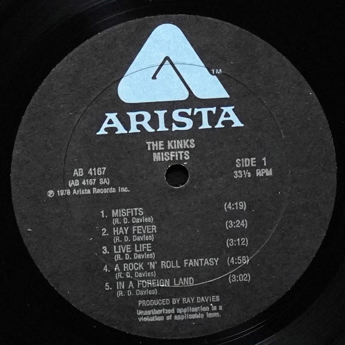 LP Kinks — Misfits фото 2