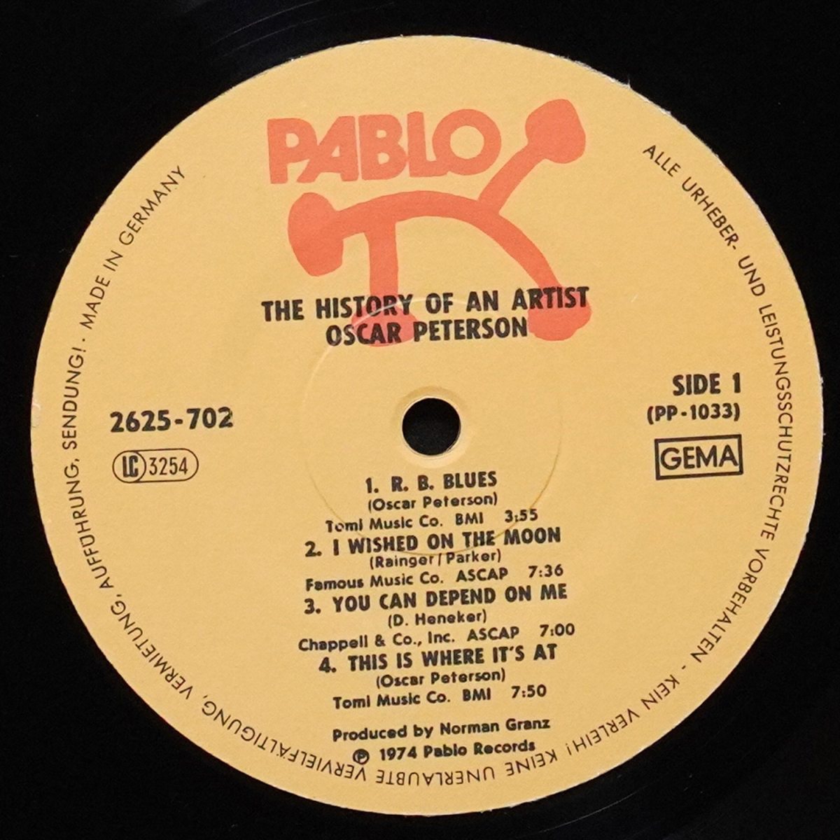 LP Oscar Peterson — History Of An Artist (2LP) фото 2