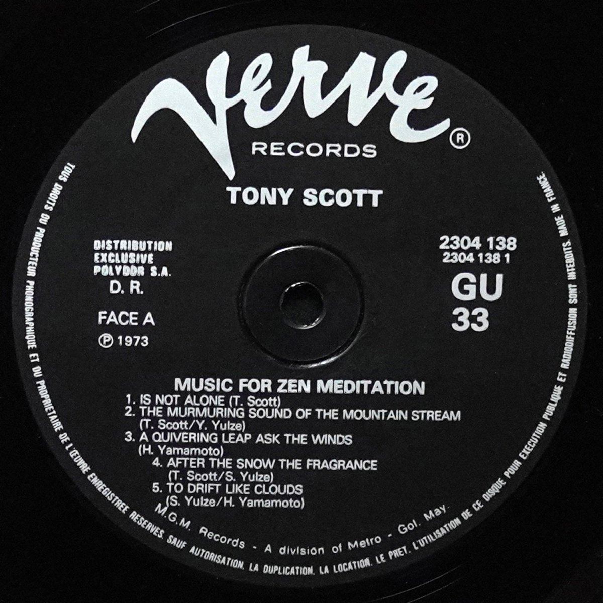 LP Tony Scott — Music For Zen Meditation And Other Joys фото 2