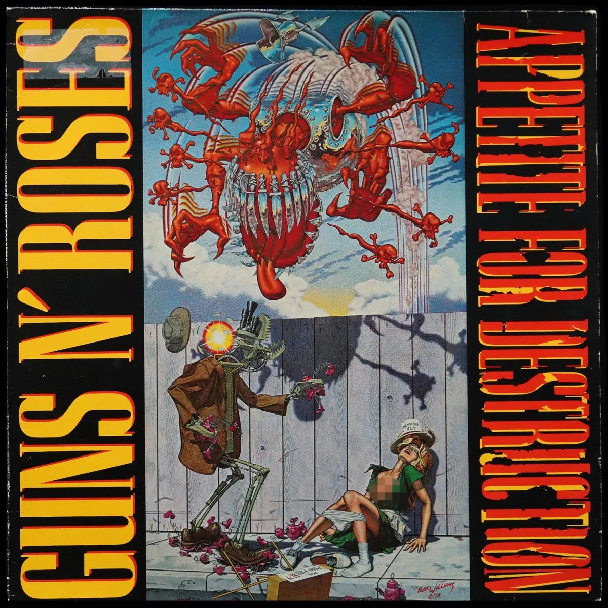 LP Guns N' Roses — Appetite For Destruction фото