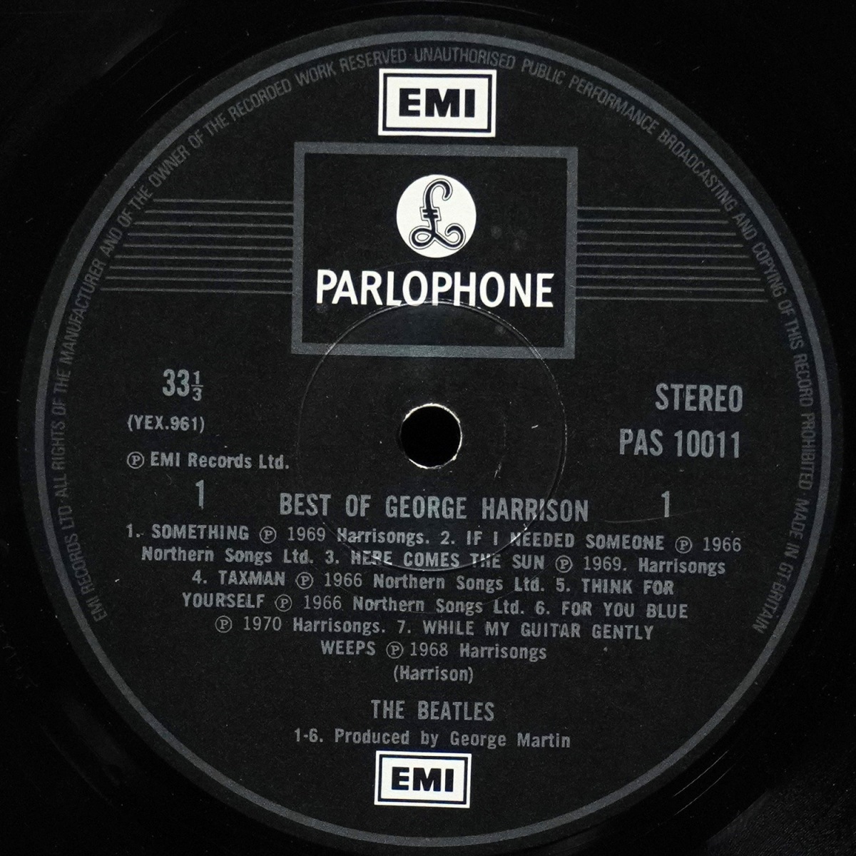 LP George Harrison — Best Of George Harrison фото 3