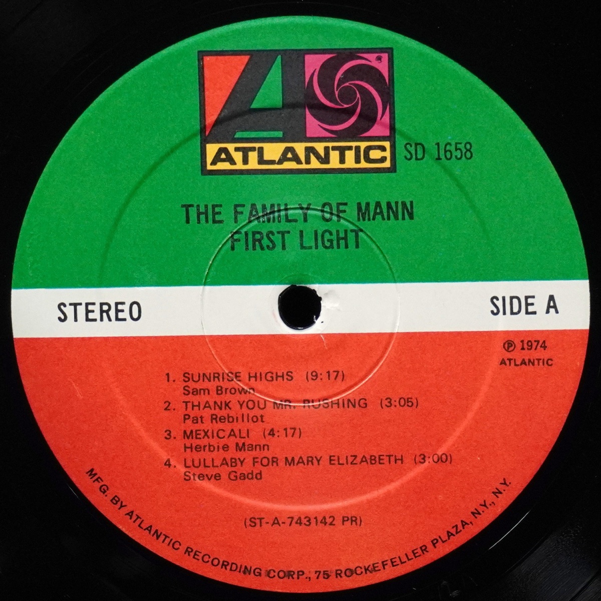 LP Family Of Mann — First Light фото 2