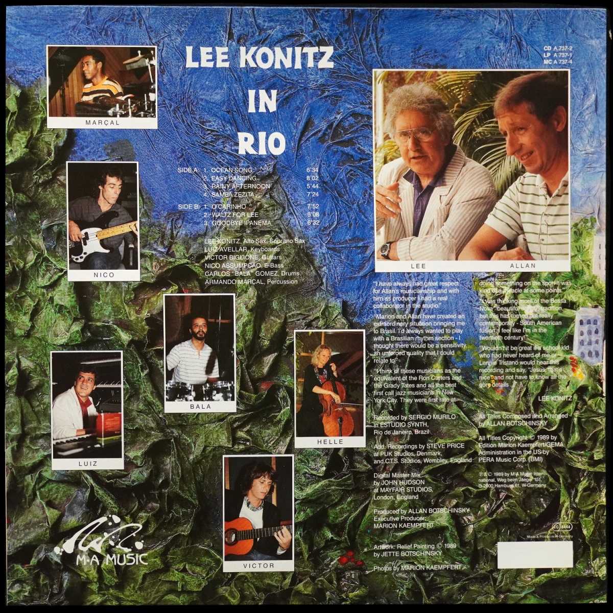 LP Lee Konitz — In Rio фото 3