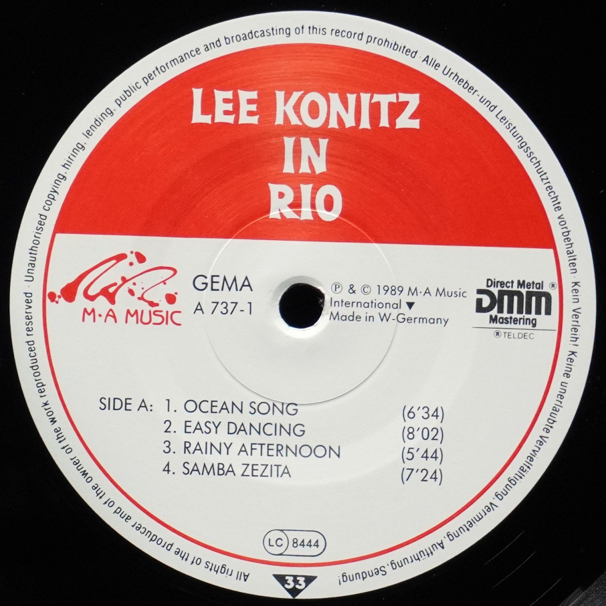 LP Lee Konitz — In Rio фото 2