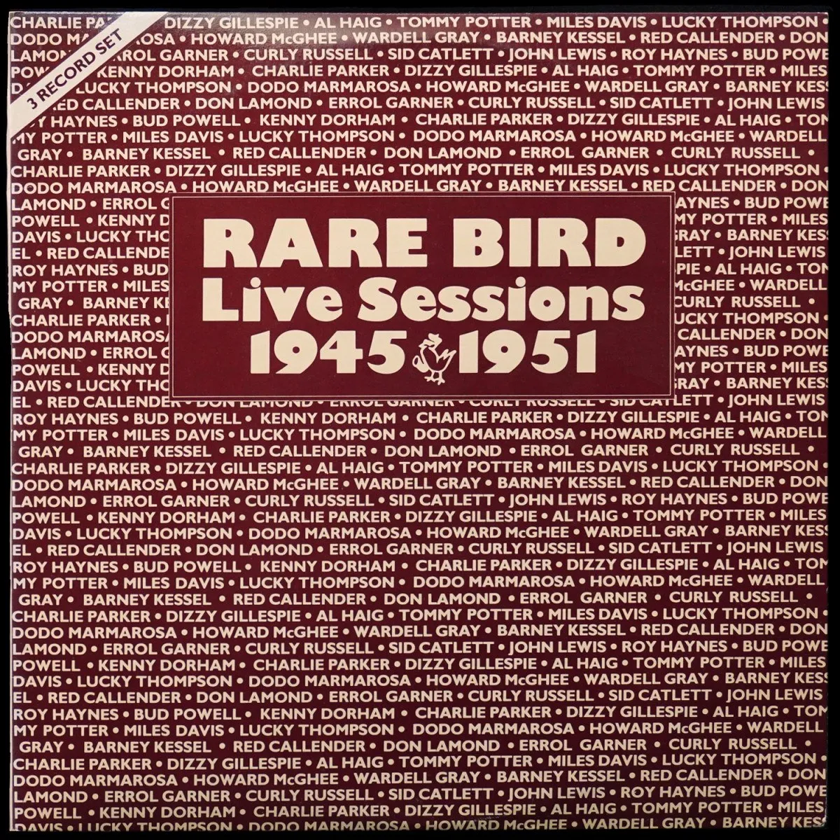 LP Charlie Parker — Rare Bird Live Sessions 1945-1951 (3LP) фото