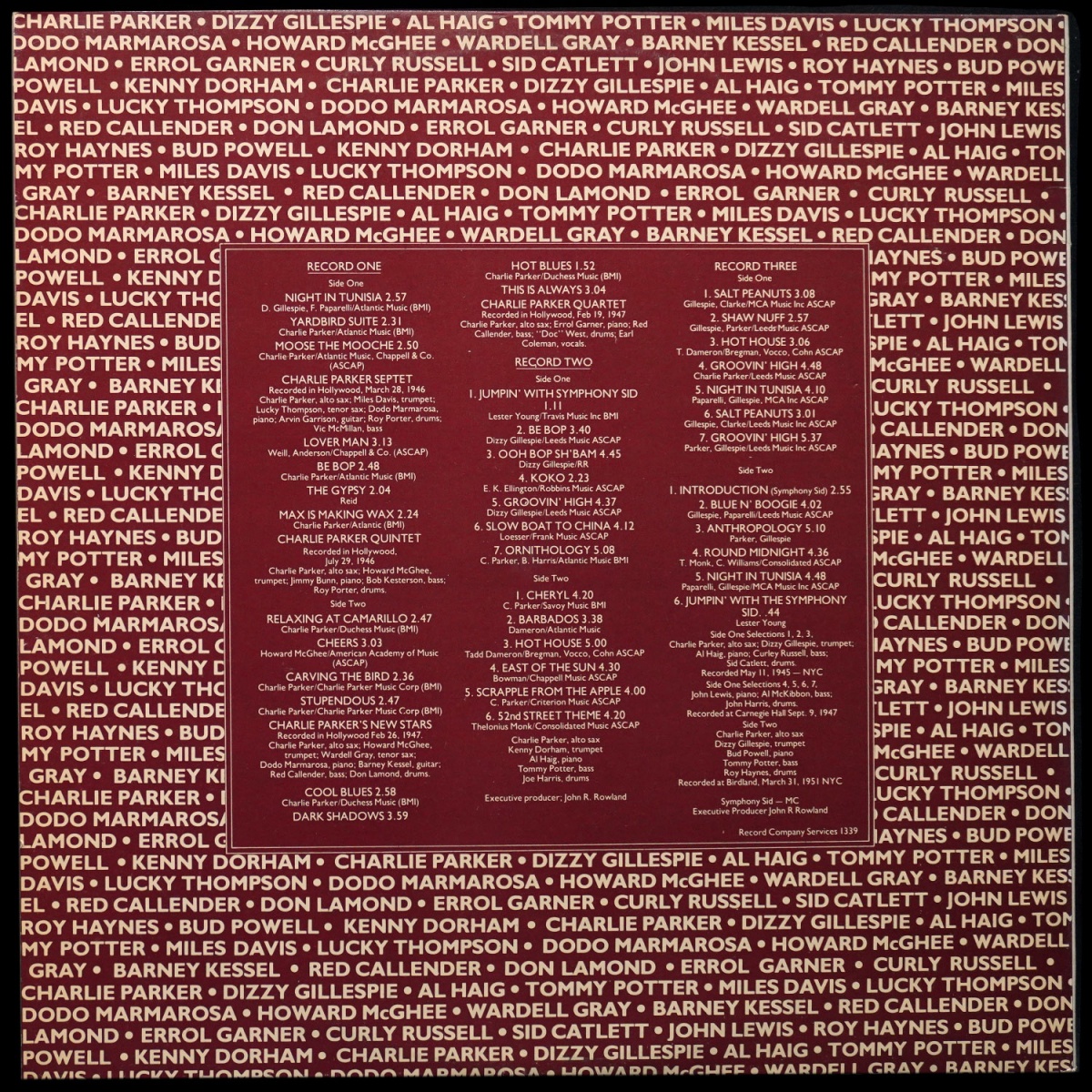 LP Charlie Parker — Rare Bird Live Sessions 1945-1951 (3LP) фото 2