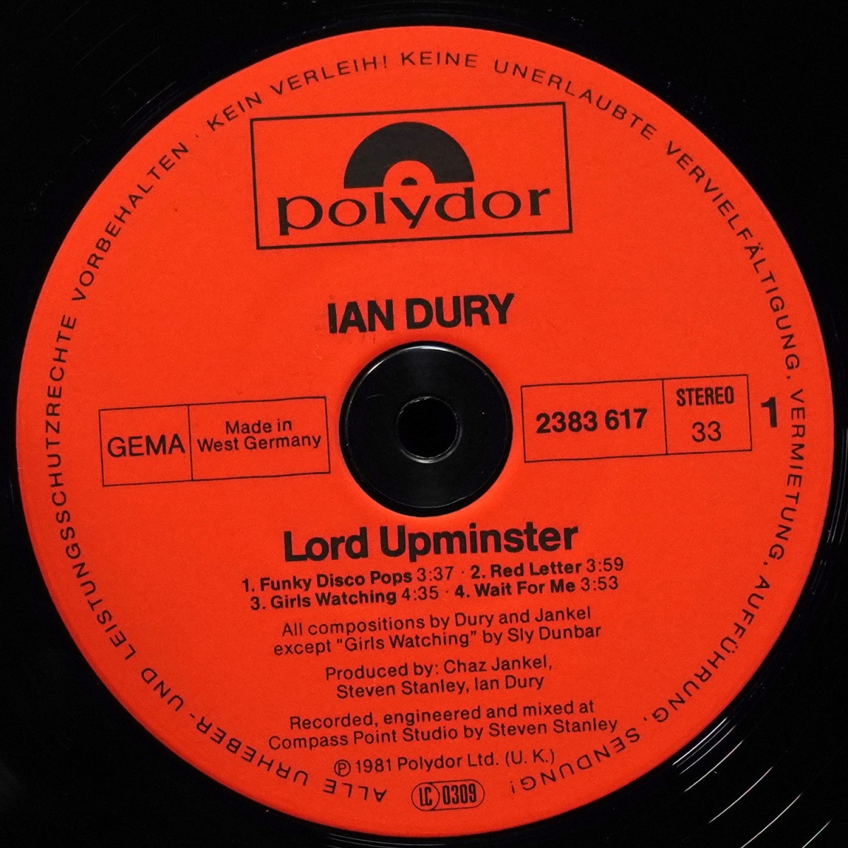 LP Ian Dury — Lord Upminster фото 2