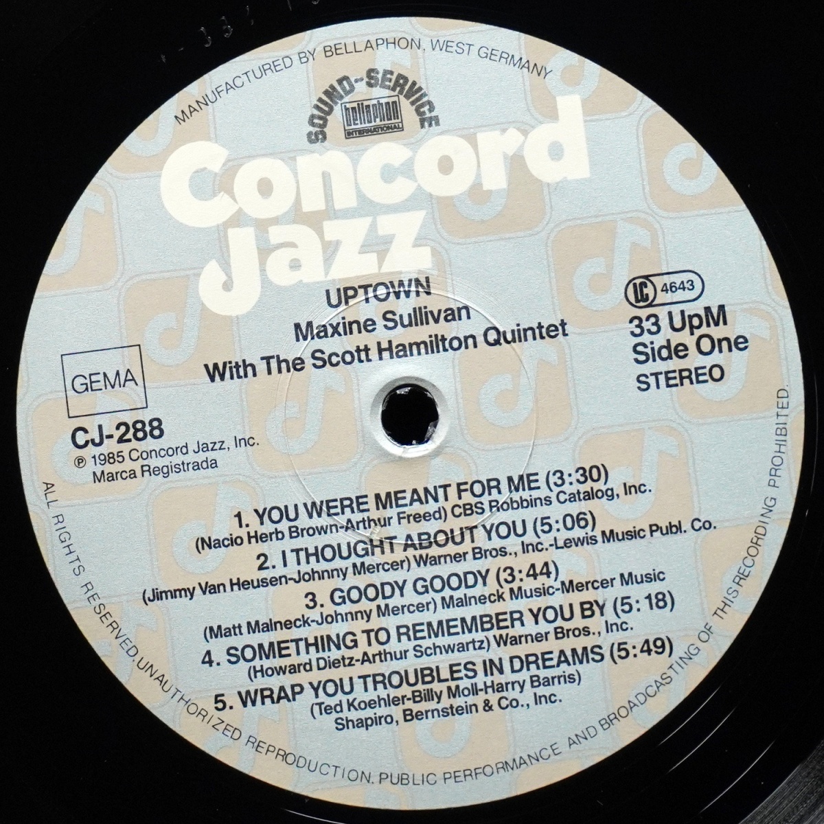 LP Maxine Sullivan — Uptown фото 2