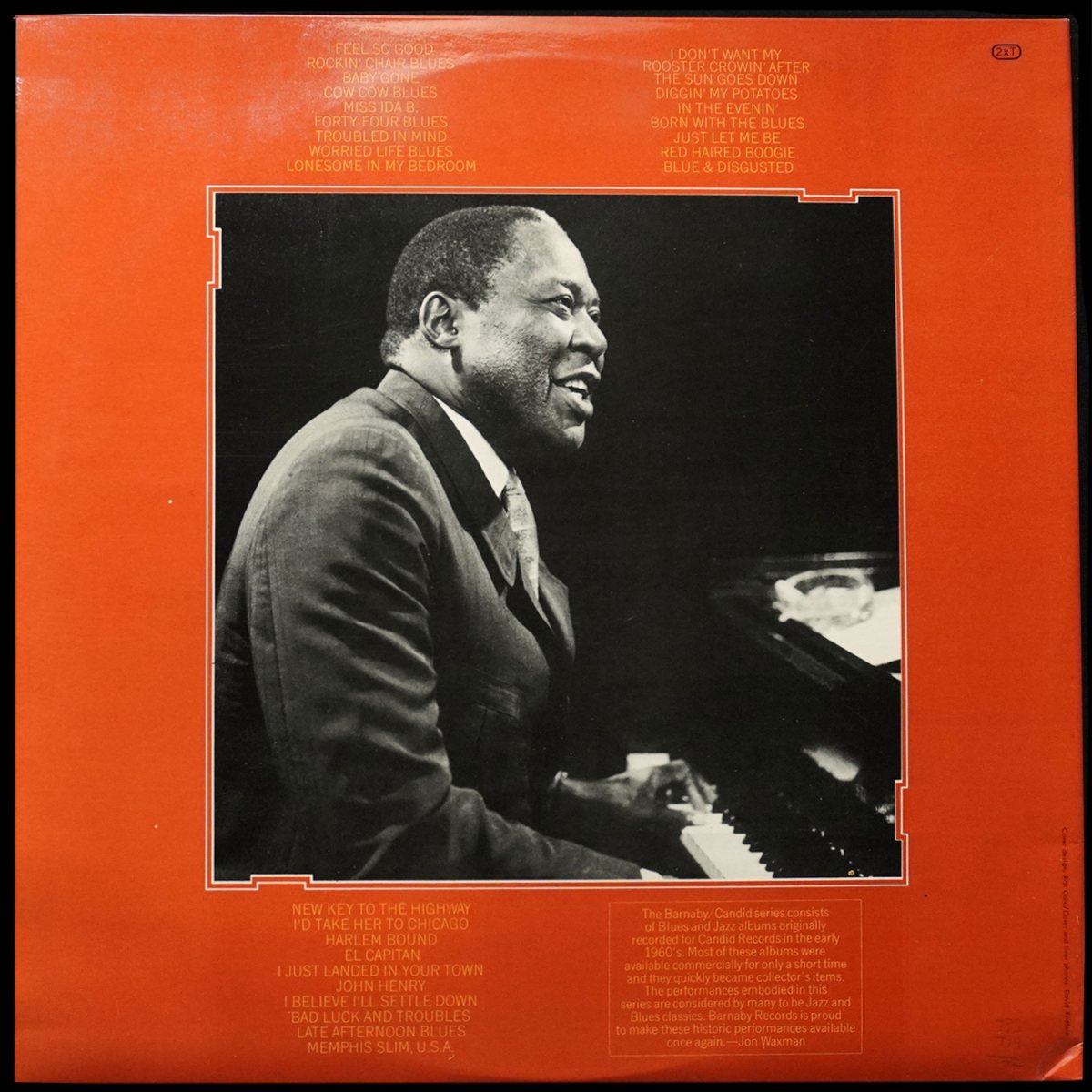 LP Memphis Slim — Bad Luck And Troubles (2LP) фото 2