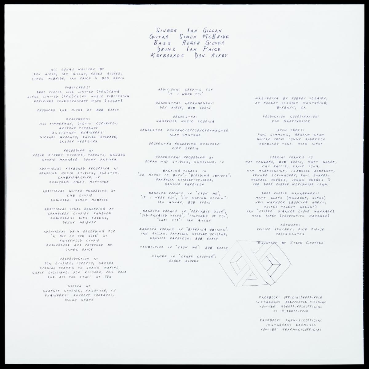 LP Deep Purple — = 1 (2LP, + буклет) фото 8