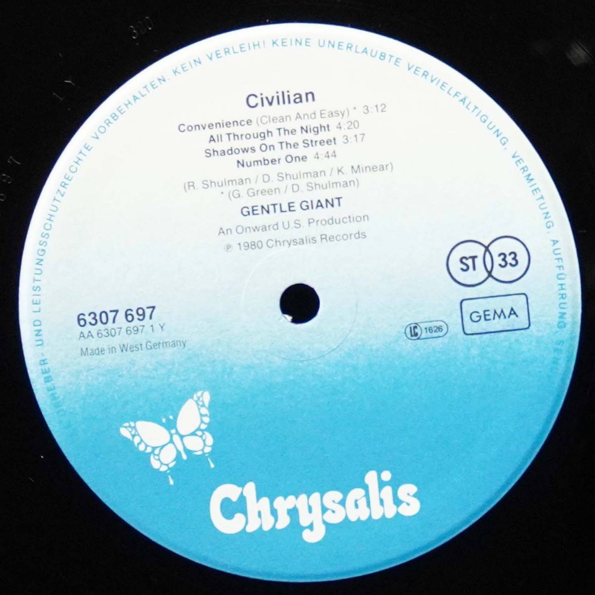 LP Gentle Giant — Civilian фото 3