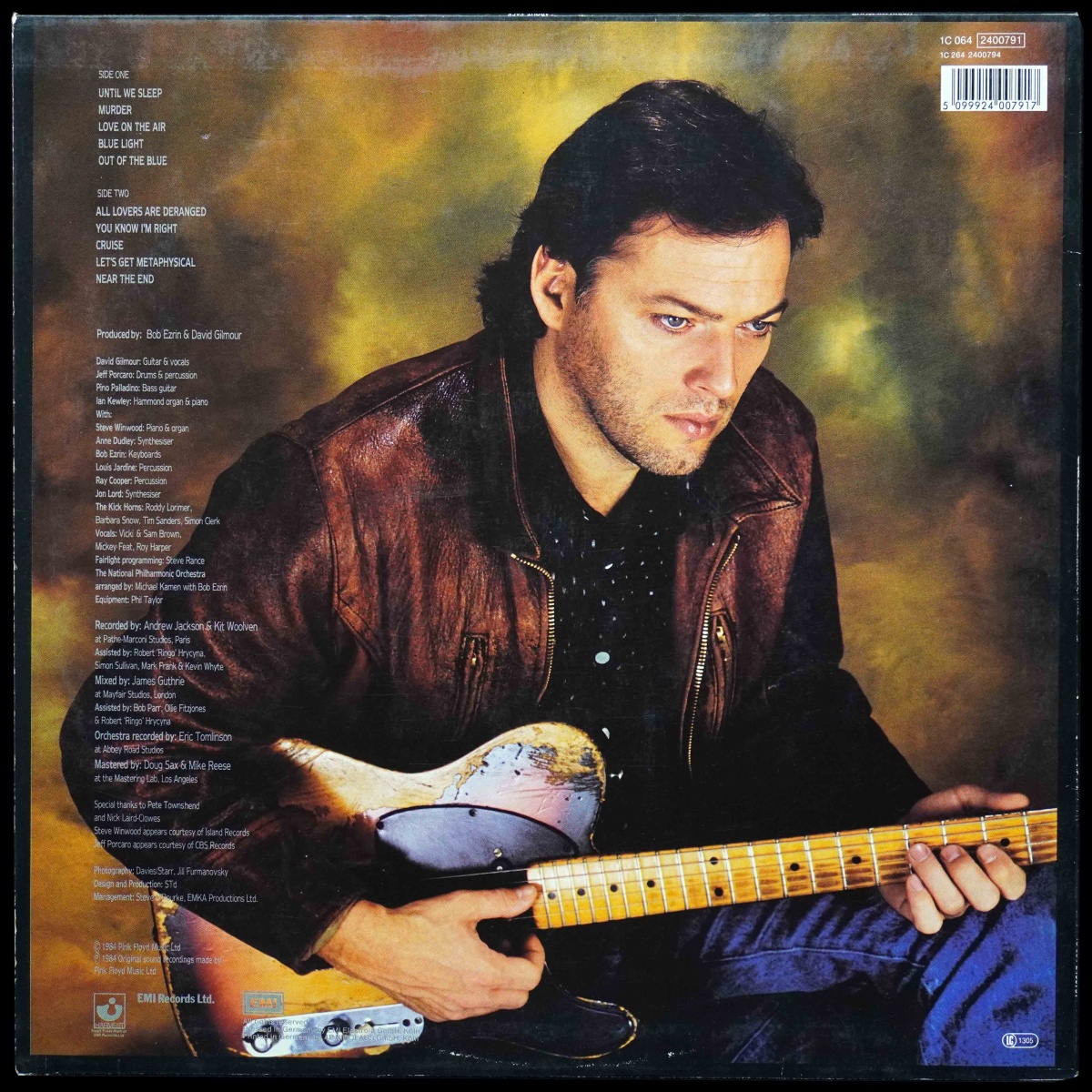 LP David Gilmour — About Face фото 2