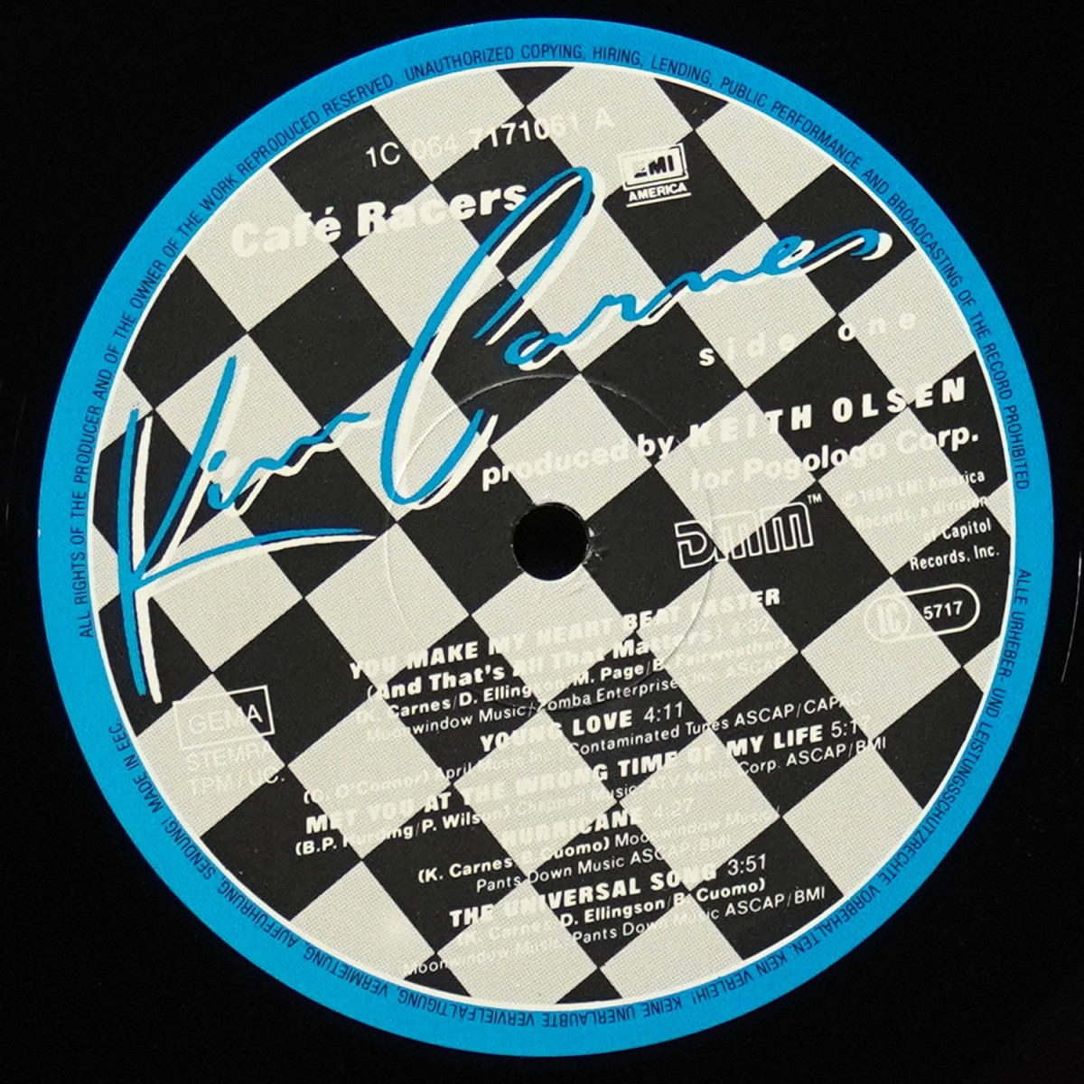 LP Kim Carnes — Cafe Racers фото 2