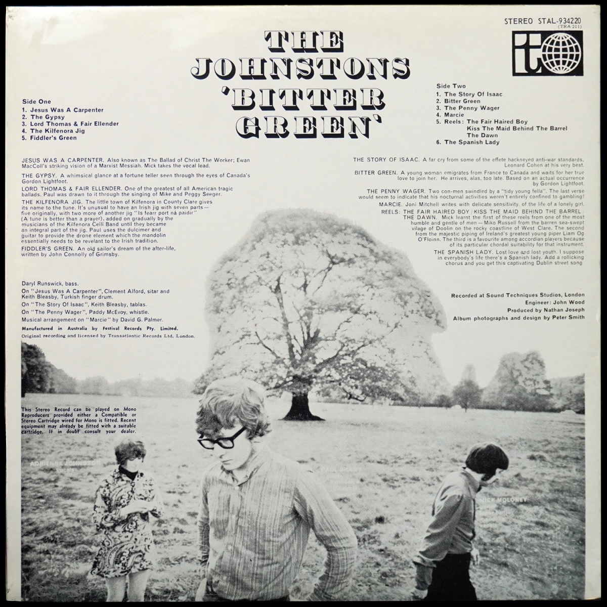 LP Johnstons — Bitter Green фото 2