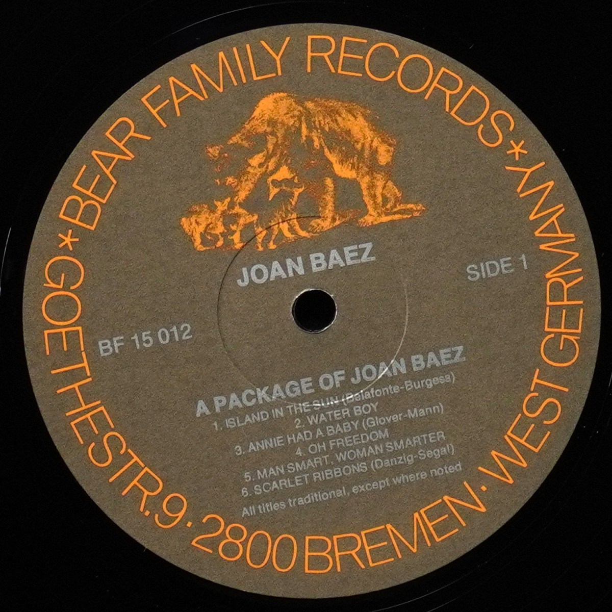 LP Joan Baez — A Package Of Joan Baez фото 2