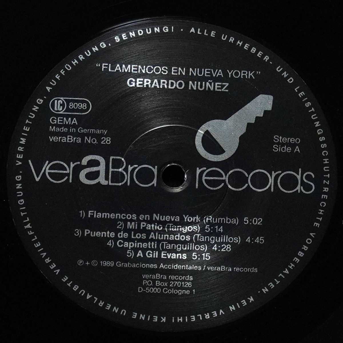 LP Gerardo Nunez — Flamencos En Nueva York фото 2