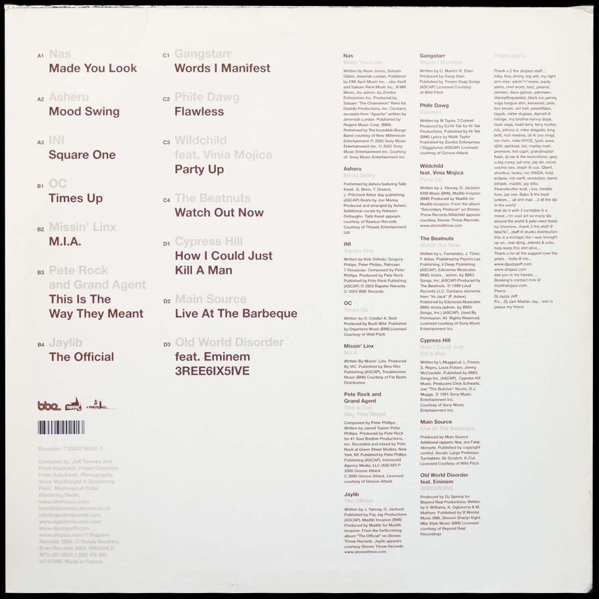 LP DJ Jazzy Jeff — Hip Hop Forever II (2LP) фото 2