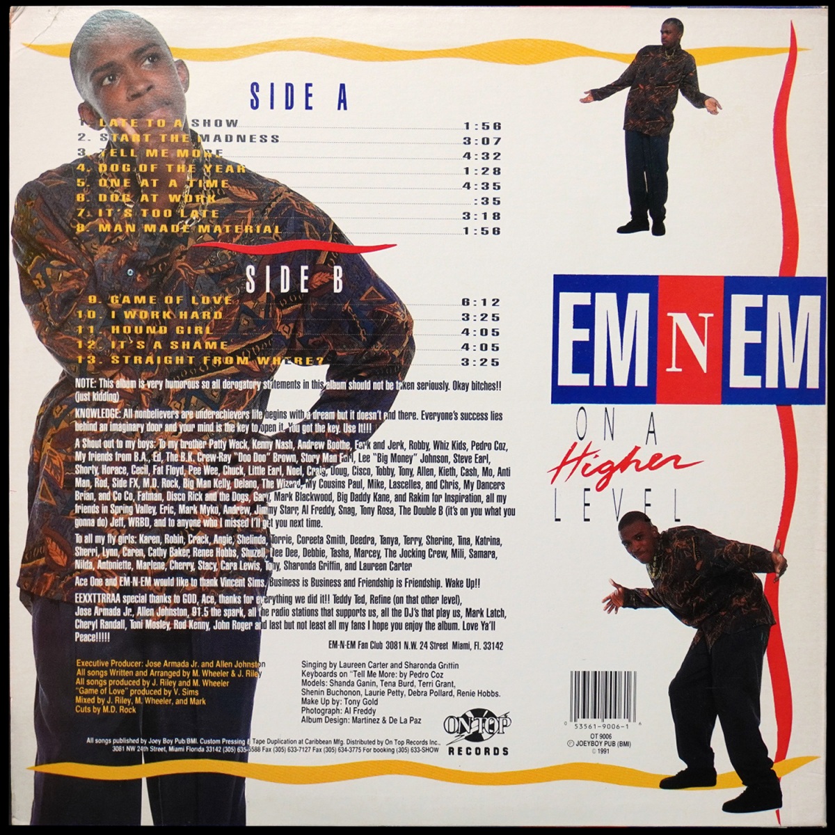 LP EM.N.EM — On A Higher Level фото 2